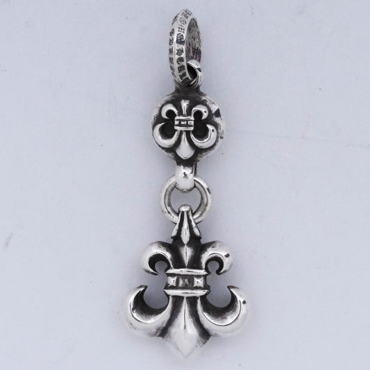 CHROME HEARTS 1 Ball BS Fleur Charm Silver Size F
