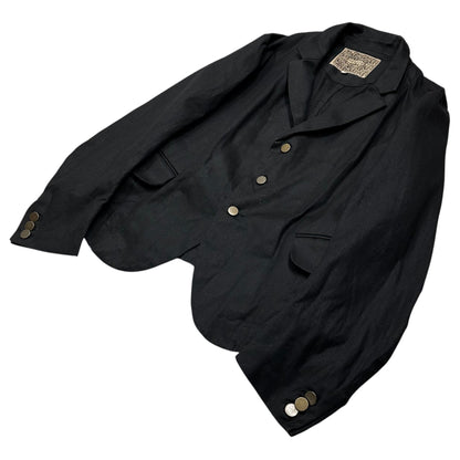 Nemeth 00s Cotton 3-Button Jacket Black Size M