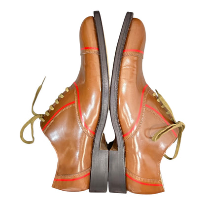 COMME des GARCONS HOMME PLUS 00AW Brown Red Shoes Size 25cm
