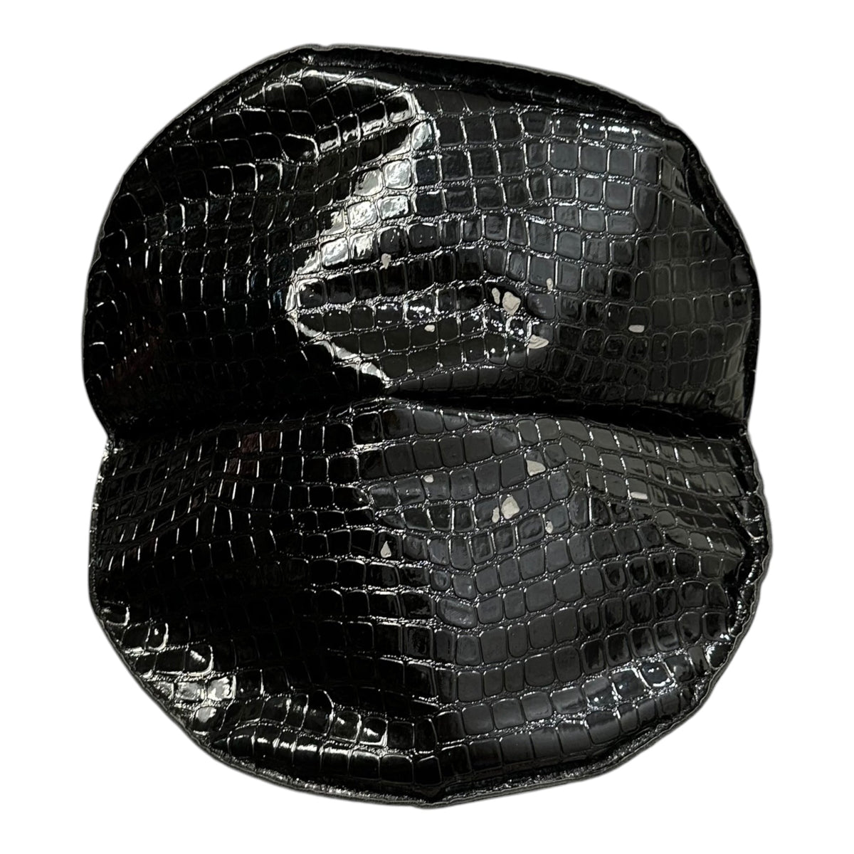 Comme des Garcons JUNYA WATANABE Croco-Embossed Circle Tote