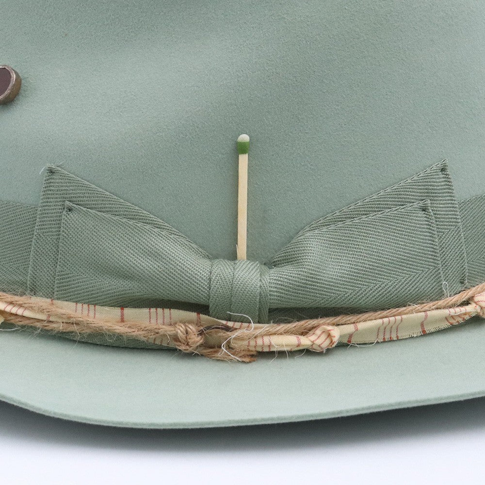 NICK FOUQUET Double Eleven Hat Green Size 7 1/8