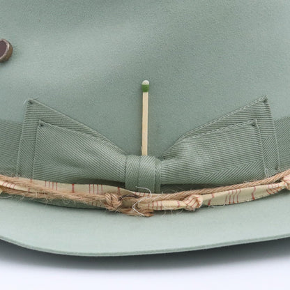 NICK FOUQUET Double Eleven Hat Green Size 7 1/8
