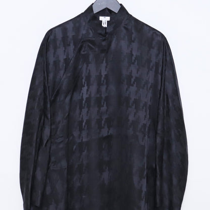 COMME DES GARCONS Lyocell High Collar Black Size M