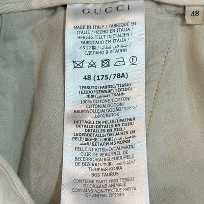 GUCCI 21SS Corduroy Wide Tapered Pants Brown Size 48