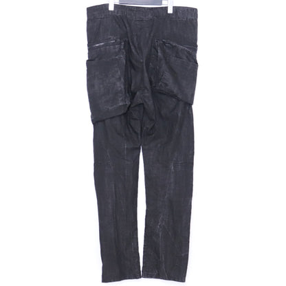Nude: Masahiko Maruyama Linen India Ink Cargo Pants Size 3