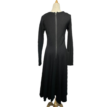 MICHIKO by Y's Back Zip Chest Design Silk Dress Size 2