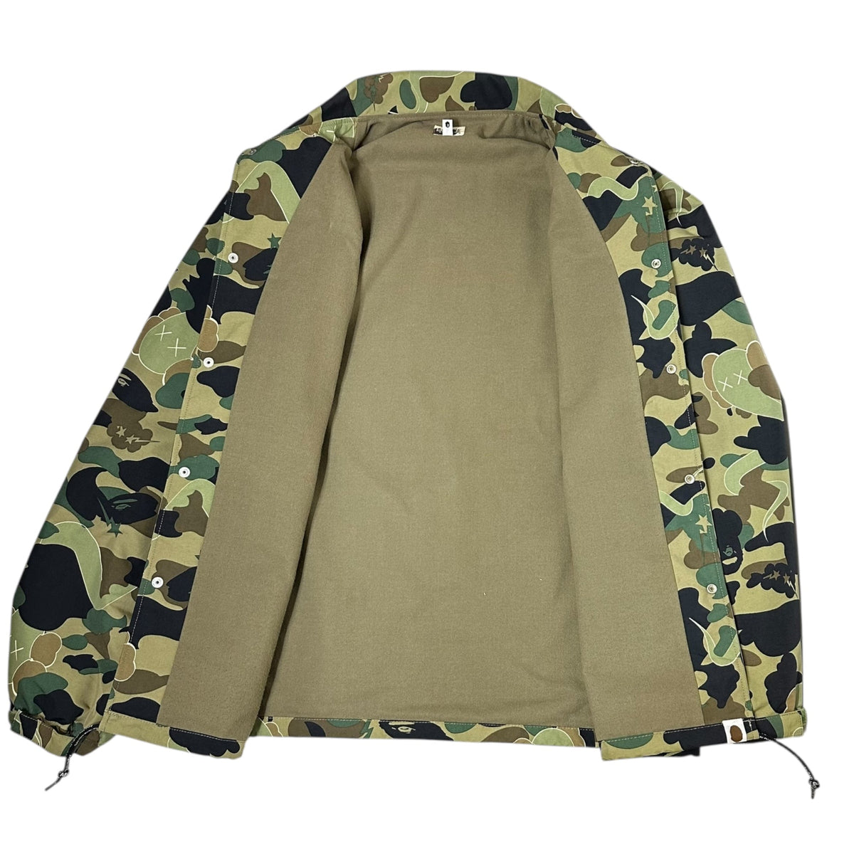 BAPE BY A BATHING APE KAWS 1st Camo Jacket Green Size M