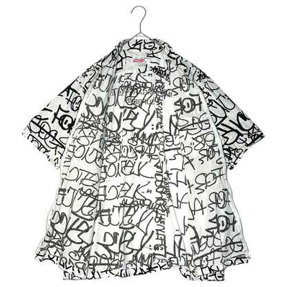 Supreme x CDG SHIRT 18AW Graphic Shirt White/Black Size L
