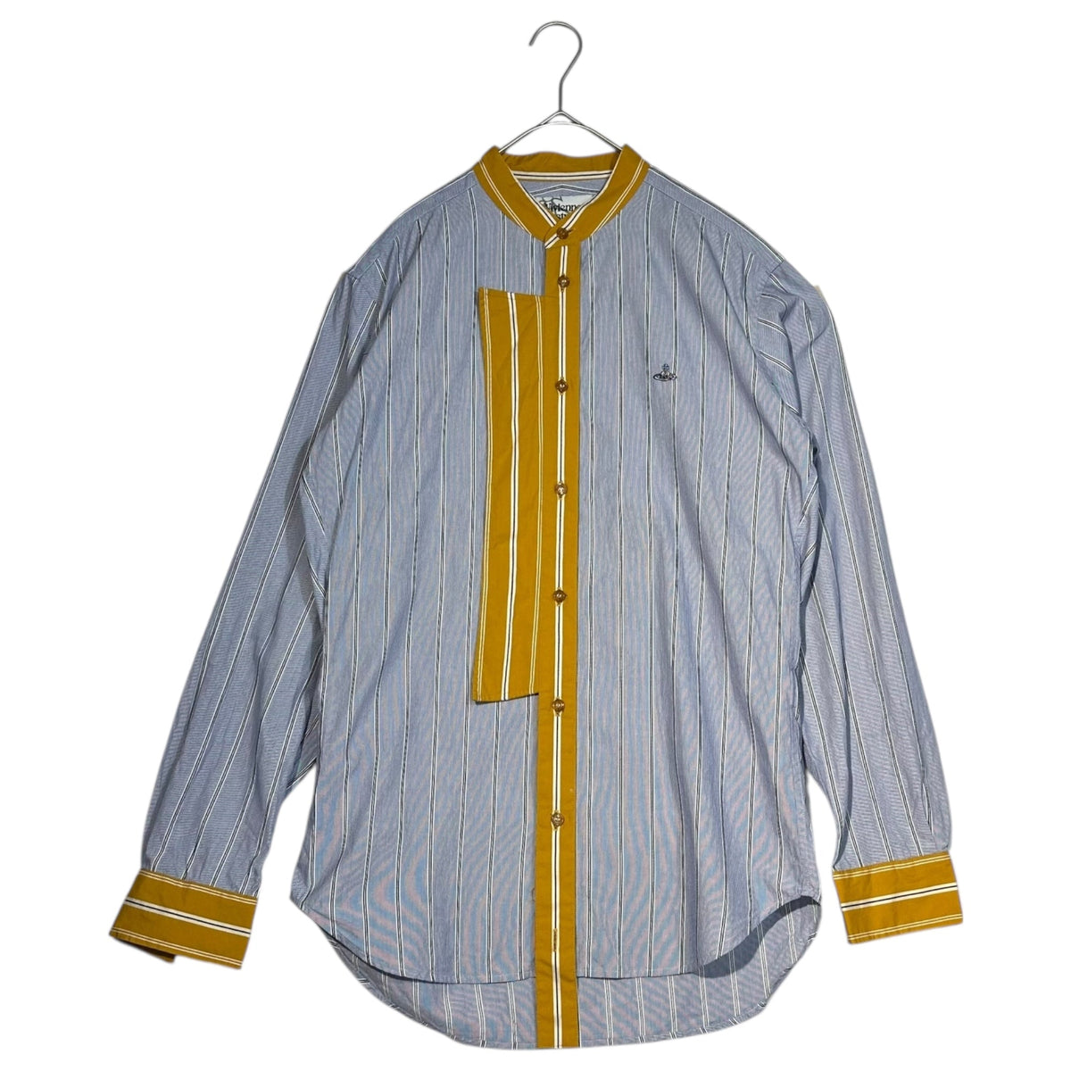 Vivienne Westwood MAN 19AW 2WAY Color Stripe Shirt Size 46