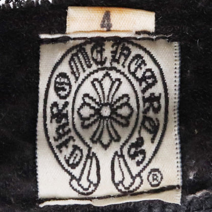 CHROME HEARTS OLD FUCK Trucker Cap Black White Size 4