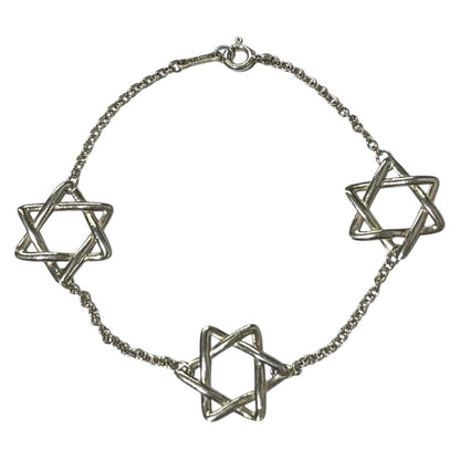 TIFFANY & CO. Elsa Peretti 3-Star Silver Bracelet