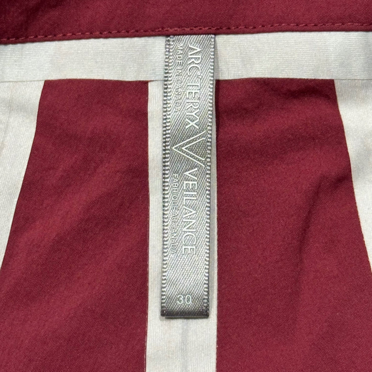 ARC'TERYX VEILANCE Indisce Tech Pants Bordeaux Size 30