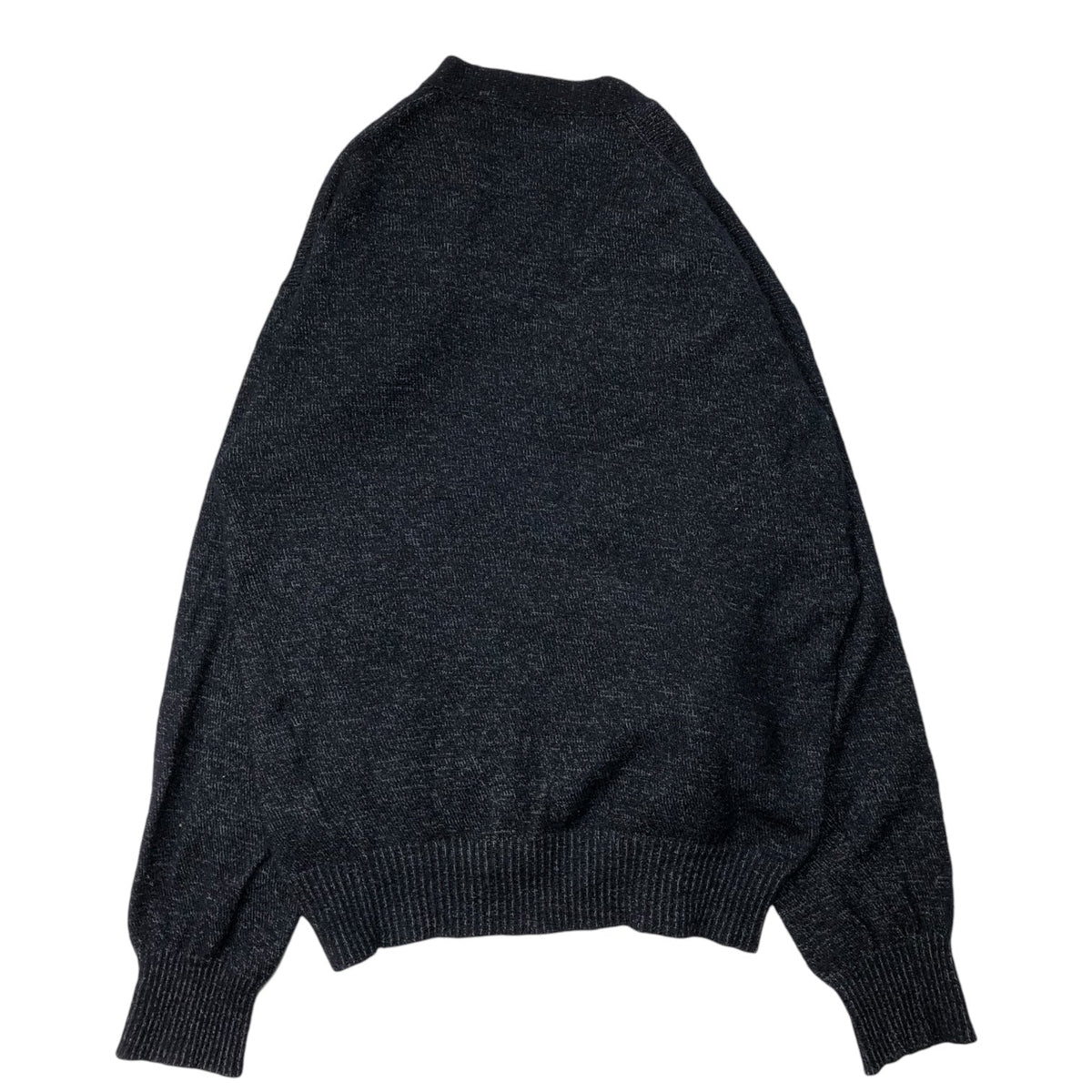 COMME des GARCONS HOMME 80s Oversized Wool Dark Navy Cardigan