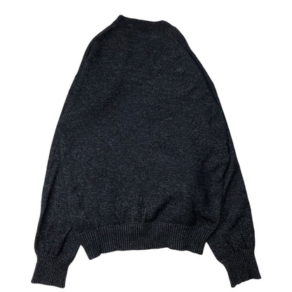 COMME des GARCONS HOMME 80s Oversized Wool Dark Navy Cardigan