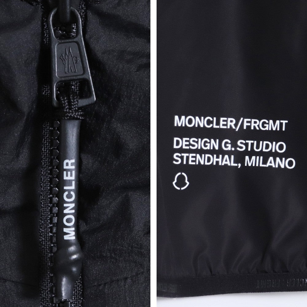 MONCLER x FRAGMENT 21AW HUNOR Hooded Nylon Jacket Size 1