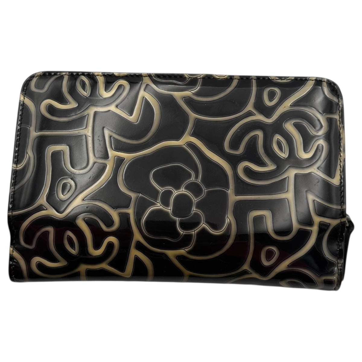 CHANEL Camellia Coco Mark Wallet Multi