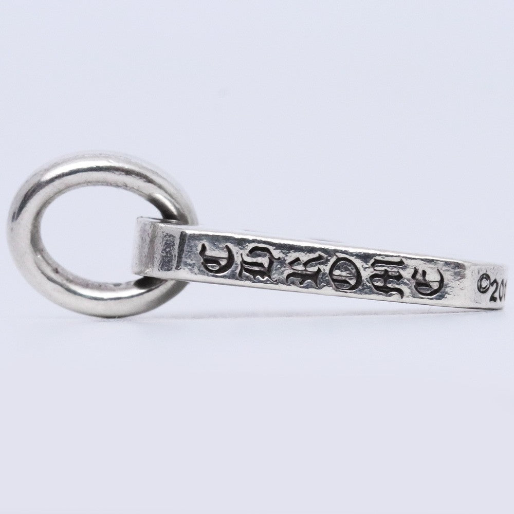 CHROME HEARTS Tiny Cutout Cross Dog Tag Silver Size F