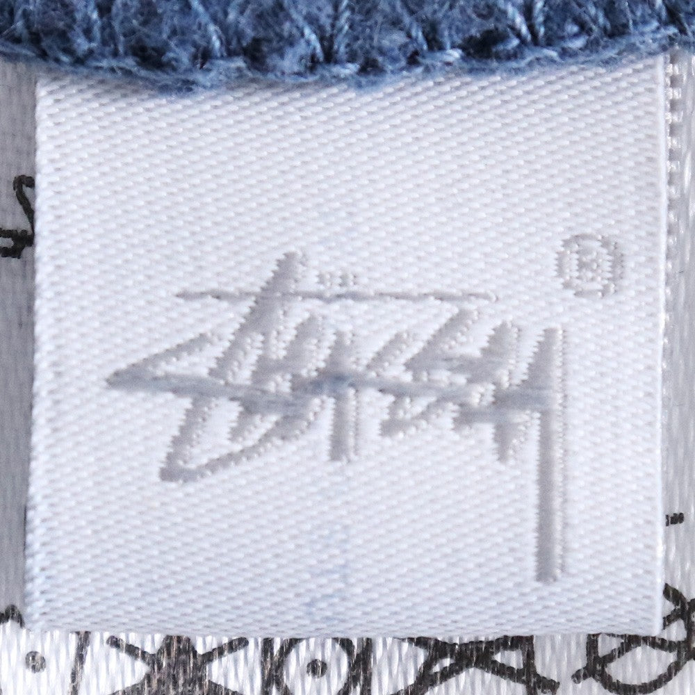 STUSSY 25SS Dice Pigment Dyed Hoodie Blue Size S