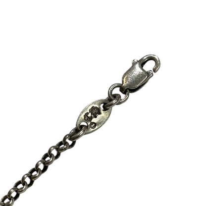 CHROME HEARTS CH Cross Baby Fat 18" Roll Necklace Silver