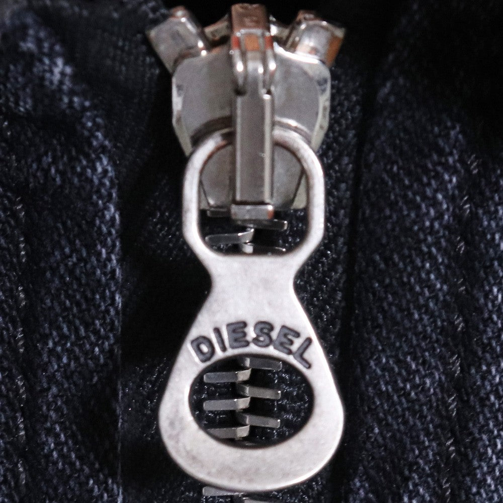 DIESEL D-KURZ Jacket in batavia-weave denim Black Size S