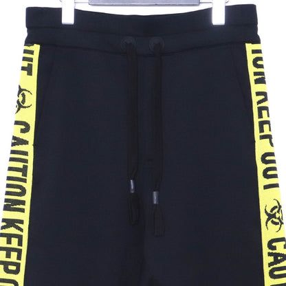 BEAUTY BEAST Saruel Track Half Shorts Black Yellow Size M
