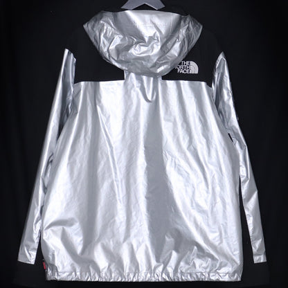 SUPREME 18SS TNF Metallic Mountain Jacket Silver Size L