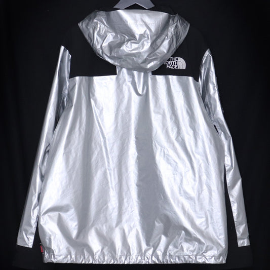 SUPREME 18SS TNF Metallic Mountain Jacket Silver Size L