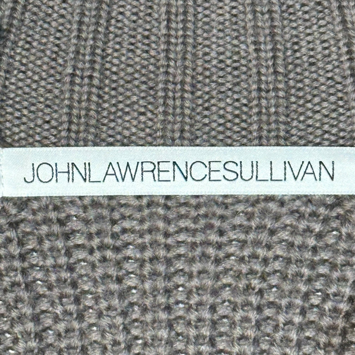 JOHN LAWRENCE SULLIVAN 20AW Zipped Wool Knit Size S