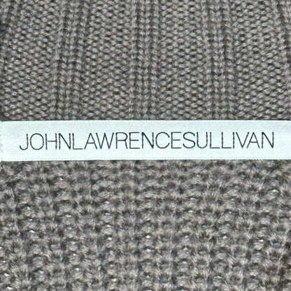 JOHN LAWRENCE SULLIVAN 20AW Zipped Wool Knit Size S