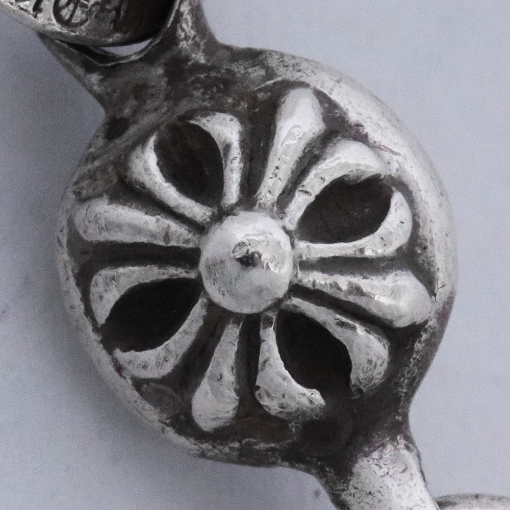 CHROME HEARTS 1BALL TNY CH CRS Charm Silver Size F