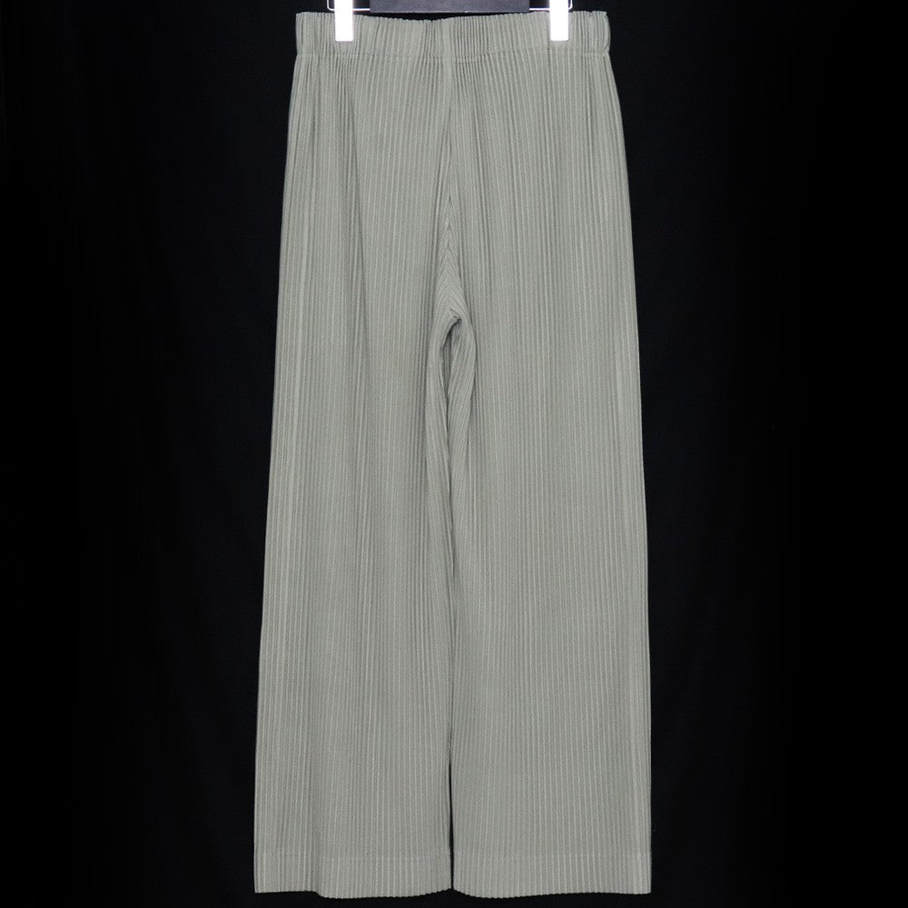 HOMME PLISSE ISSEY MIYAKE Pleated Pants Green Size 1