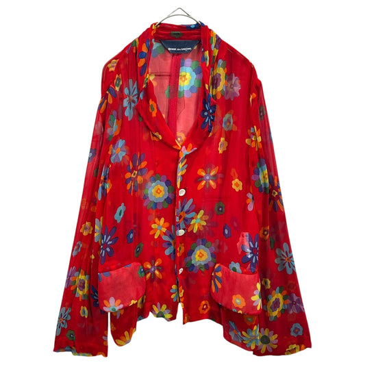 COMME des GARCONS 96AW Aoyama Floral Sheer Jacket Size FREE