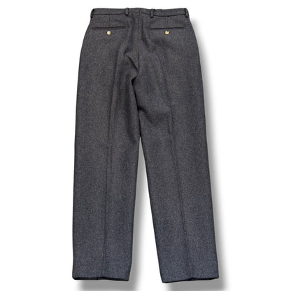 GUCCI 23SS Wool Cashmere Trousers Gray Size 48