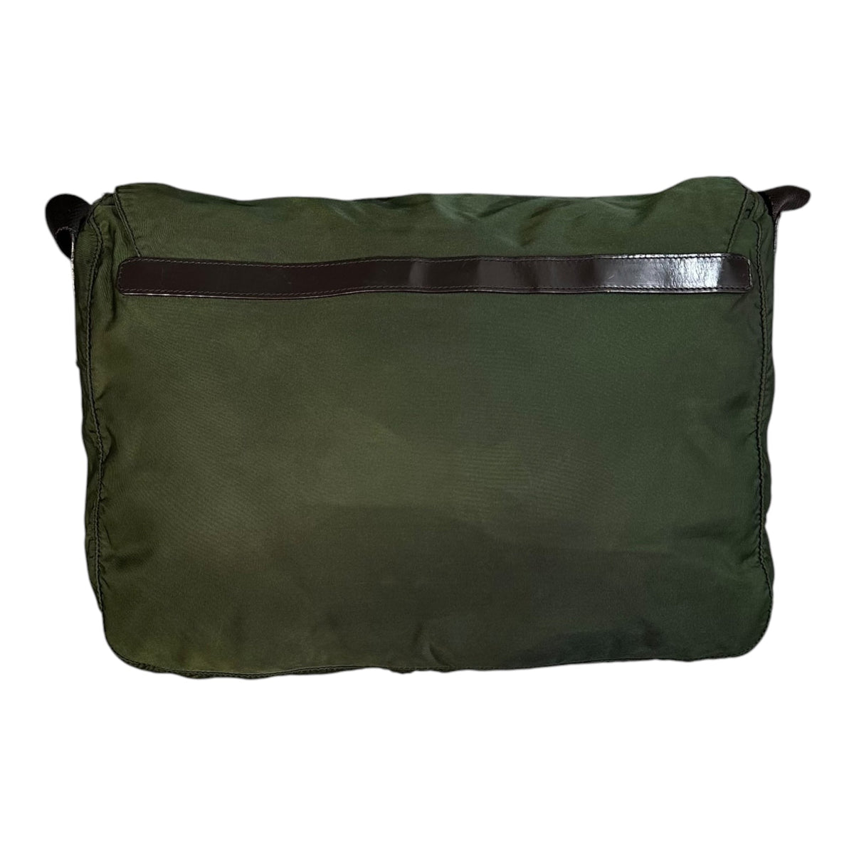 PRADA Nylon Messenger Bag Khaki