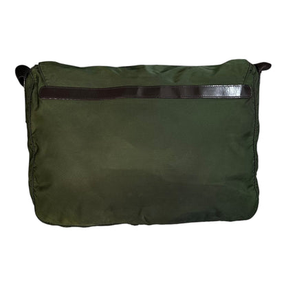 PRADA Nylon Messenger Bag Khaki