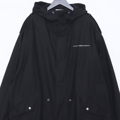 GIVENCHY 20AW ATLANTIS Mod Coat Black Size 48