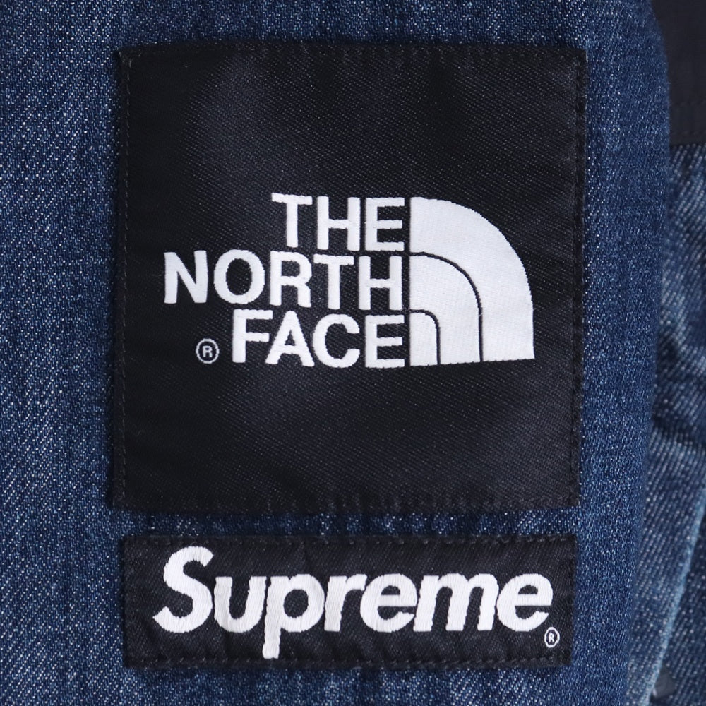 SUPREME x THE NORTH FACE 15SS Denim Dot Jacket Indigo Size S