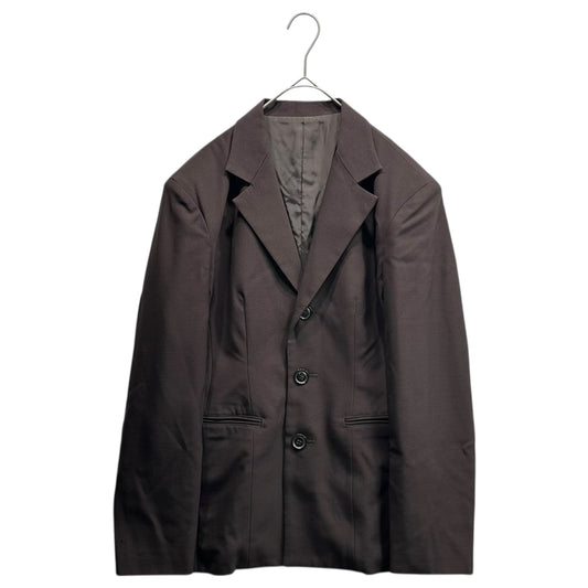 Y's Old Wool 3B Jacket Brown Size FREE