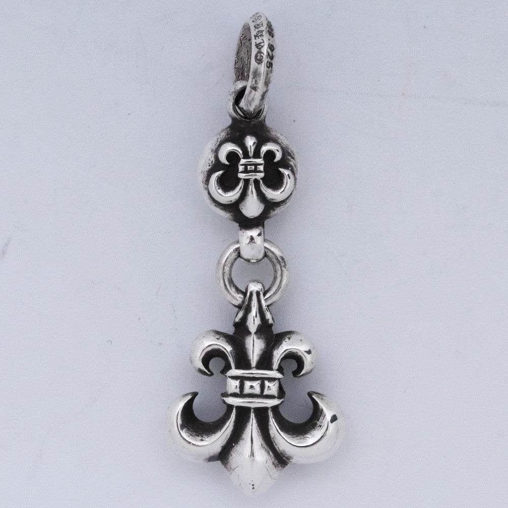 CHROME HEARTS 1 Ball BS Fleur Charm Silver Size F