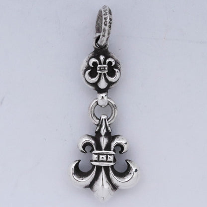 CHROME HEARTS 1 Ball BS Fleur Charm Silver Size F