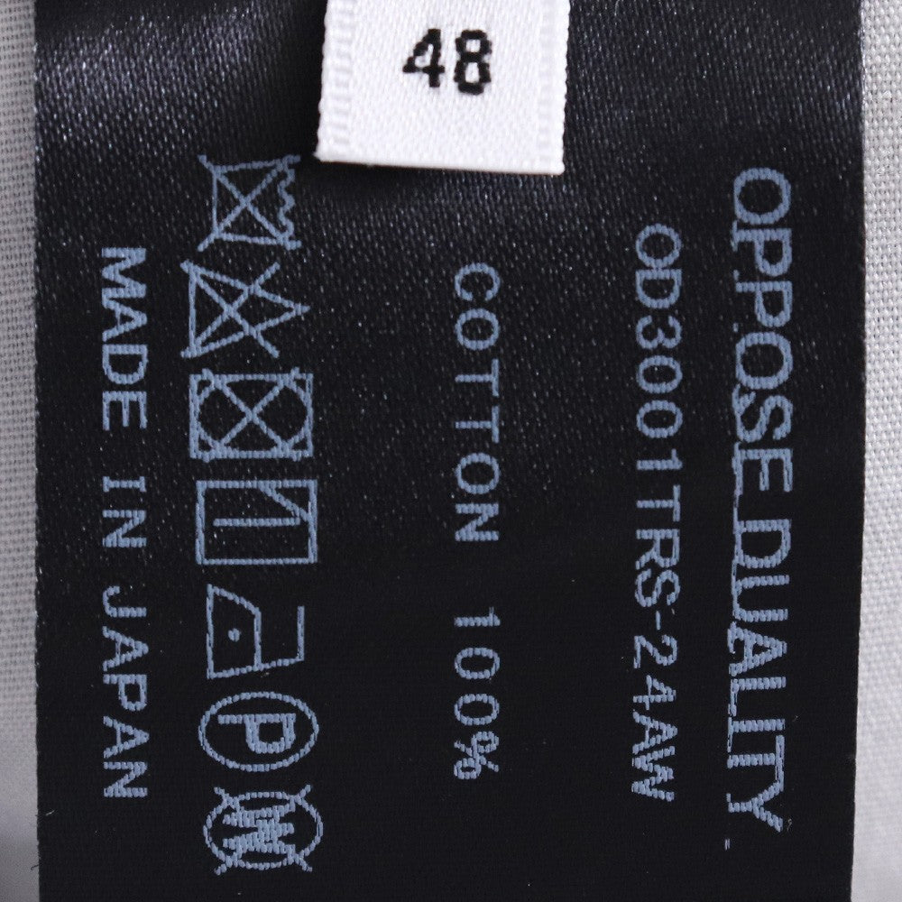 OPPOSE DUALITY 24AW 10 Pocket Panel Denim Gray Size 48