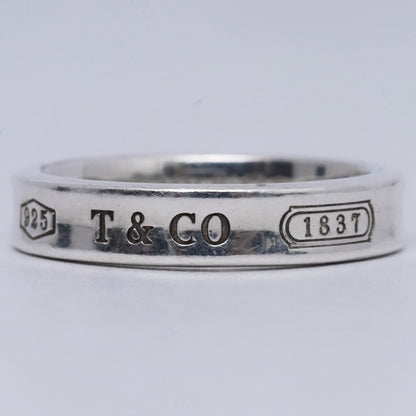 TIFFANY & CO 1837 Narrow Ring Silver Size ONE SIZE