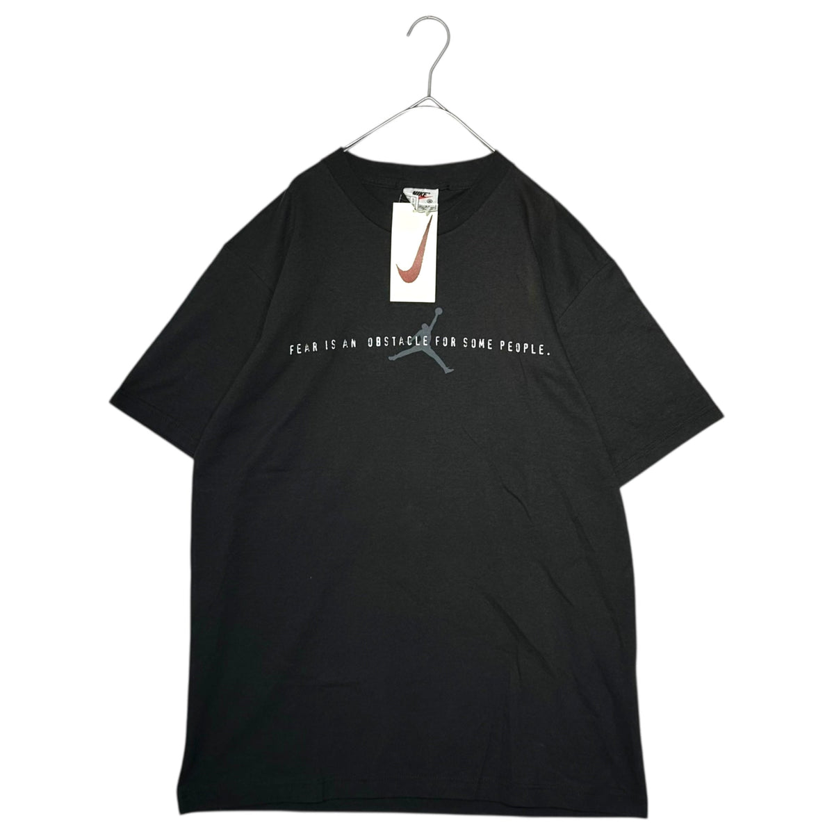 NIKE 90s Jordan Fear Is An Illusion T-Shirt Black Size M
