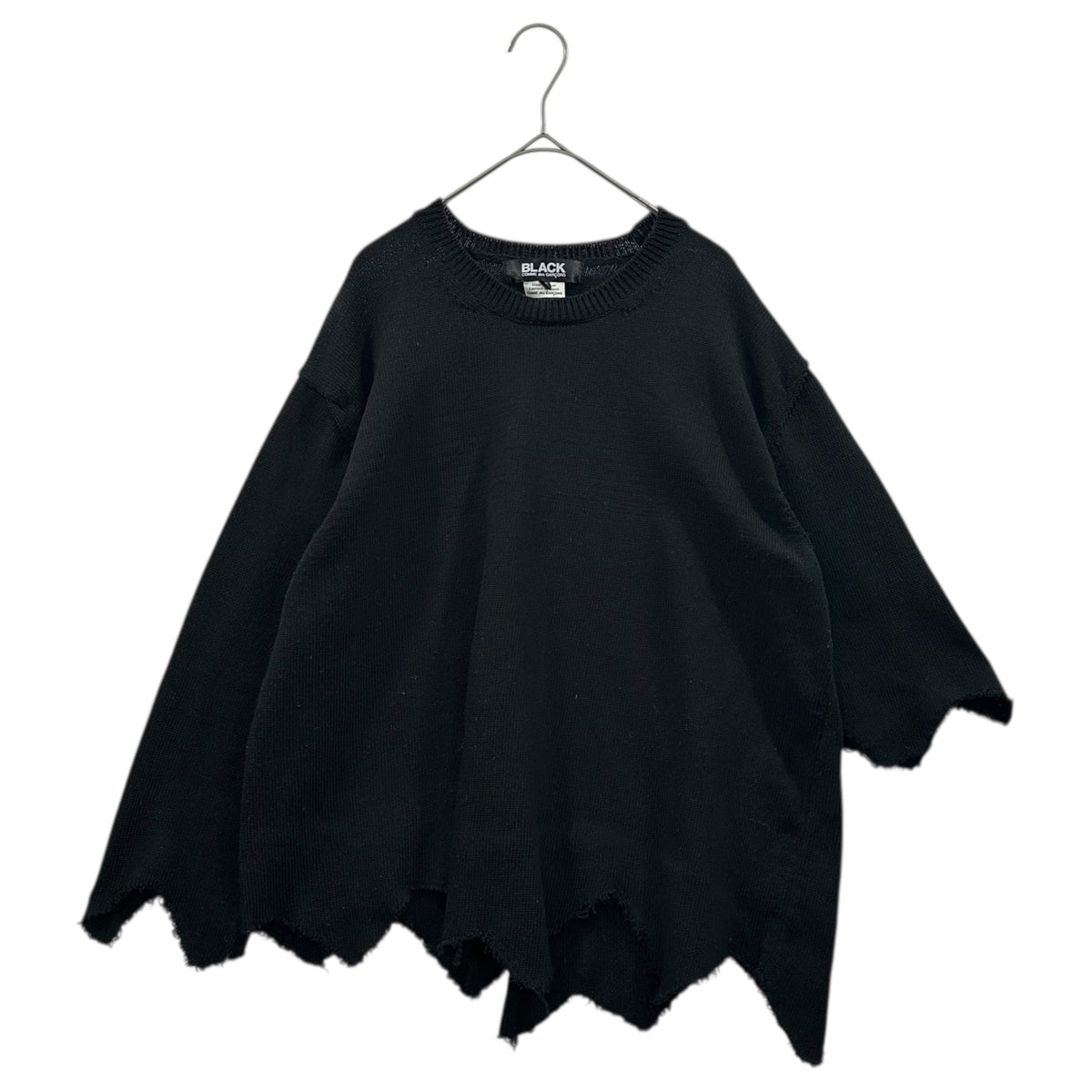 BLACK COMME des GARCONS 23SS Cutting Acrylic Knit Size S