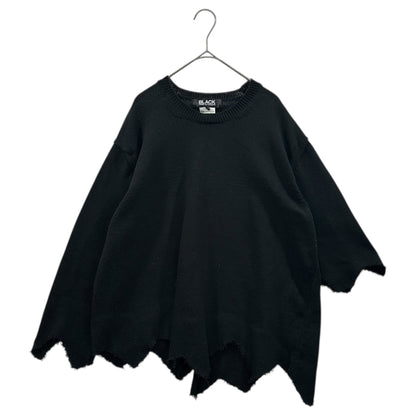 BLACK COMME des GARCONS 23SS Cutting Acrylic Knit Size S