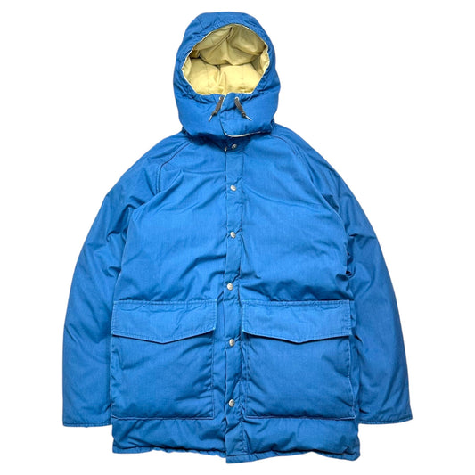 WOOLRICH 70s 65/35 Hooded Down Jacket Navy Size M