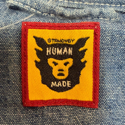 Human Made Western Chambray Shirt Indigo Size L