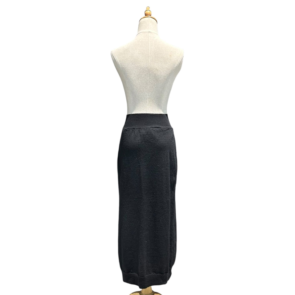 COMME des GARCONS 89AW Vintage Wool Skirt Black Size FREE