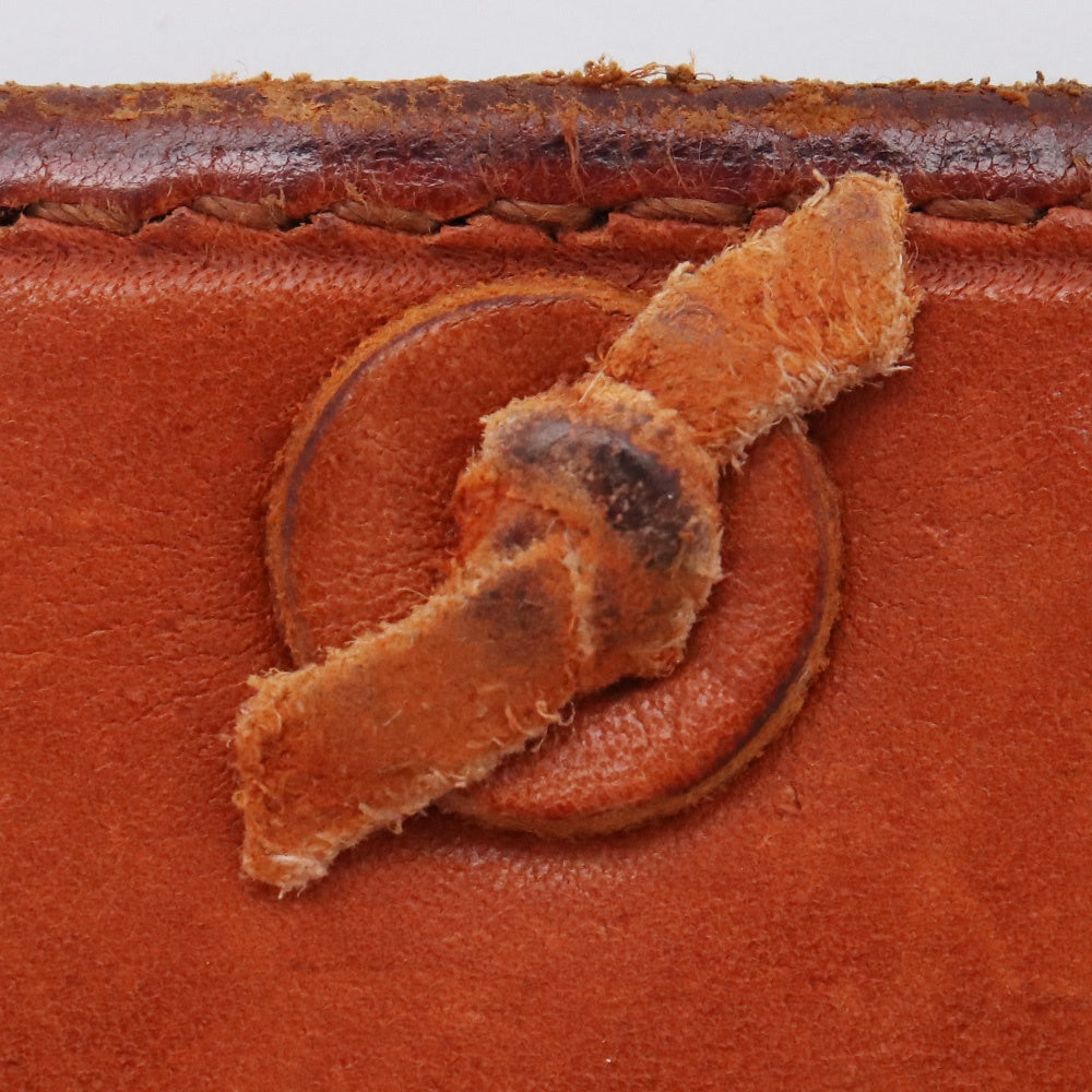 Goro's SV Concho Bi-fold Coin Pouch Red Brown Size F