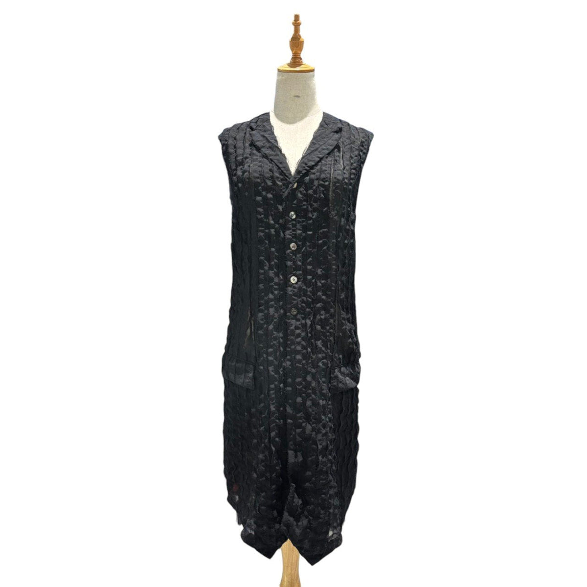 COMME des GARCONS 93SS Aoyama Ltd Sleeveless Coat Size FREE